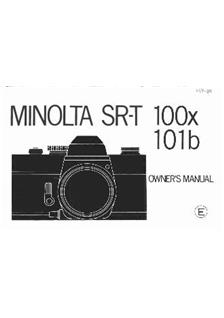 Minolta SRT 101 b manual. Camera Instructions.
